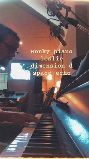 Piano + Leslie + Dimension D = 🔥