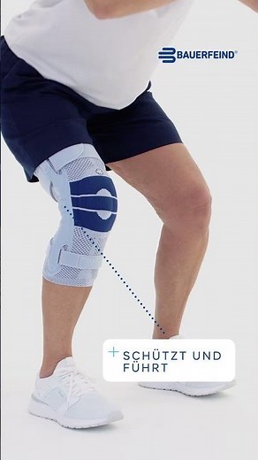 Erfahre, wie die Kniebandage GenuTrain® S bei Knieinstabilität unterstützt! #knieschmerzen
