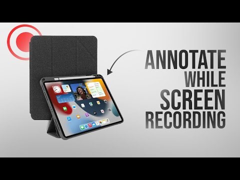How to Annotate with Apple Pencil on Keynote on iPad and Do Screen Recording (tutorial)