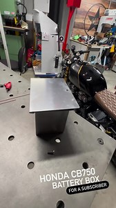 Our guy, Cafe Racer Garage creating a custom battery box for one of his subscribers! 🤩 | Hare & Forbes Machineryhouse