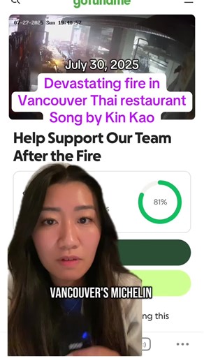 Devastating Fire at Vancouver's Kin Kao Thai Restaurant