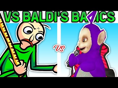 RAP BATTLE WITH BALDI! | Friday Night Funkin' VS Baldi's Basics In Funkin | Full Week (FNF Mod)