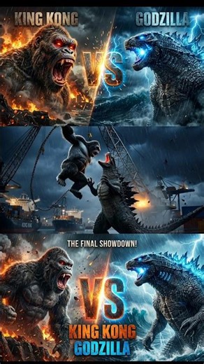 King Kong vs Godzilla fighting scene| #kingkong #fightshorts #fight #shorts