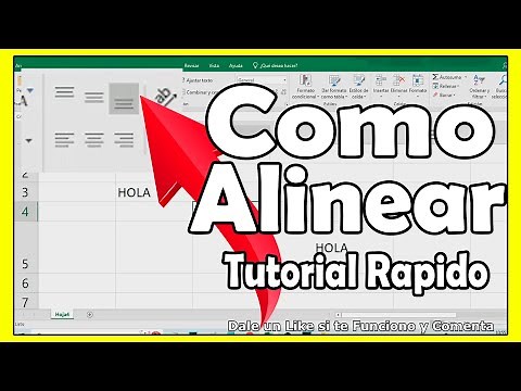 HOW TO ALIGN CELL TEXT IN EXCEL