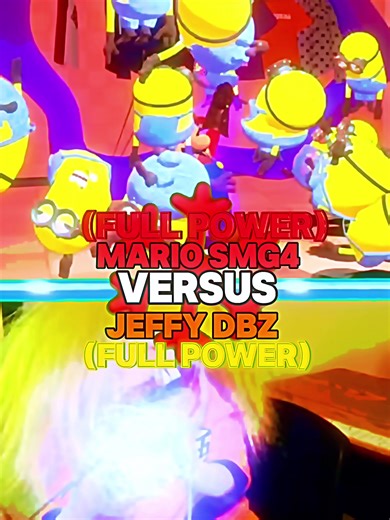 Jeffy dbz vs mario smg4 #sml #smg4 #jeffy #Mario #mario #Game #Gaming #game #mariosmg4 #Sml #jeffysml