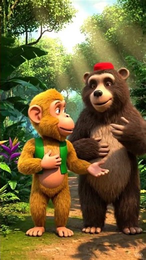 Motu leg piece chori kiya bandar ne sabak sikhaiya 🤣😂 Funny Monkey video #shorts #aimonkey #aivlog