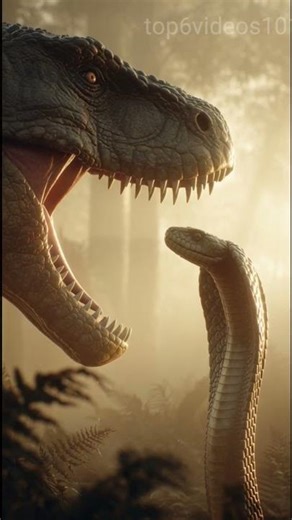 dinosour and snake hybrid version video 📸 ai video #top6videos #shorts #shortsfeed @top6videos101