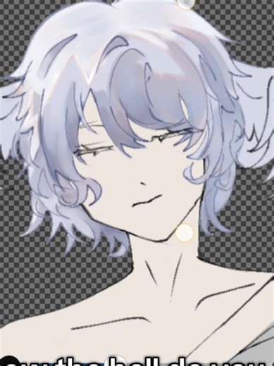 HOW. I just slap random colours 😭 #fyp #render #hair