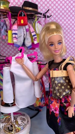 Barbie Doll Fashion Shopping #shorts
