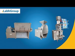 Detergent powder production line | Washing powder making machine Labh Group