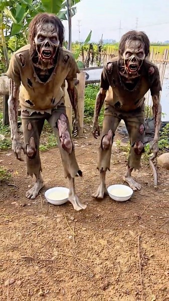 Hiring Zombies As Construction Workers With Porridge! 😱 #Shorts #CGI #funny