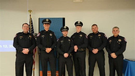 Local police department welcomes three new officers