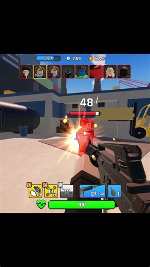 Intense Combat Arena Battles in Roblox #roblox #robloxshorts #robloxedit #robloxshooter