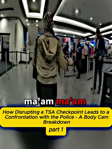 How Disrupting a TSA Checkpoint Leads to a Confrontation with the Police - A Body Cam Breakdown #cops #policeofficer #bodycamcops #news #police #bodycam