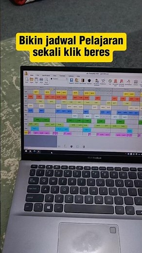 cara membuat jadwal pelajaran SD SMP SMA tanpa tabrakan dan paling cepat