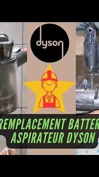 Changement batterie Dyson DC45 DC 45, DC 31, DC 34, DC 44