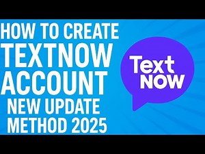 How to Create TextNow Account | New Update Method 2025 🔥 (Easy Step-by-Step Guide)
