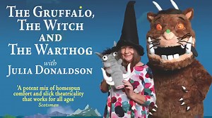 6.9K views · 88 reactions | The Gruffalo, The Witch and The Warthog will be back this summer! Come along to see Julia and cast bring Room on the Broom, The Magic Paintbrush, The Ugly Five, Superworm, The Gruffalo and The Cook and the King to life with songs, puppetry and a touch of magic. Get your tickets here: https://buff.ly/3cCa1jc | The Gruffalo | Facebook