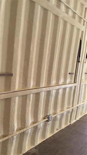 Shipping container with closed cell spray foam is your only option! Say less spray more…. | Dr. Foam Insulators