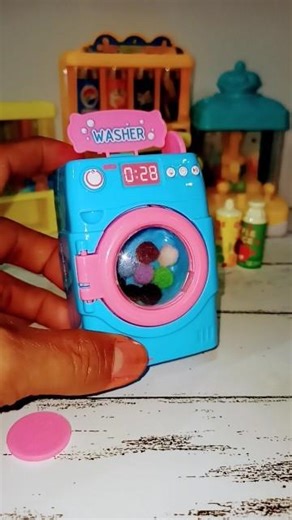 AMAZING WASHING MACHINE TOY #asmr #satisfying #toymachine #toys