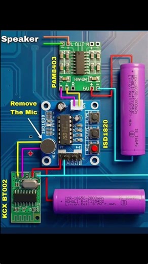 audio circuit Bluetooth isd 1820