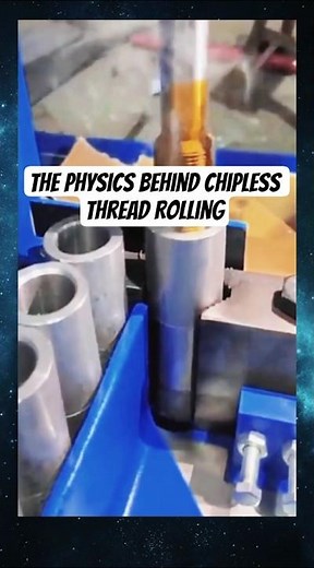 No Chips, No Waste – Just Pure Force Creates This Perfect Thread! 🔅