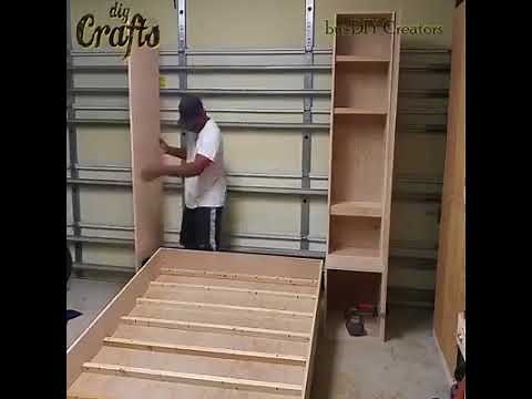 DIY Murphy Bed Build - Wall Bed Hack Without The Hardware Kit