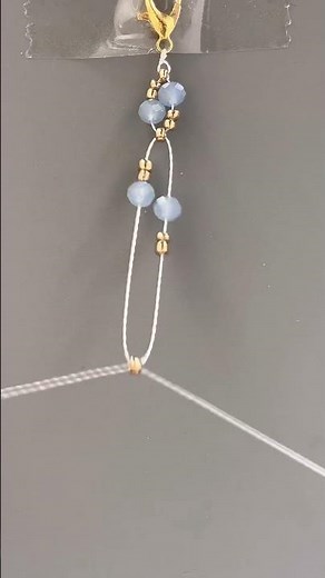 Pastel Blue Beaded Bracelet | Beads Jewelry Making | Beading for Beginners