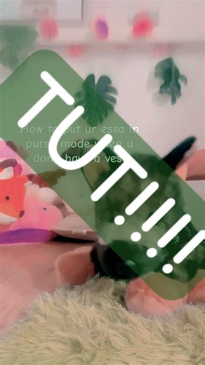 Tut on how to put ur essa in purse mode without a vest :) #essahandler #essa #tutorial