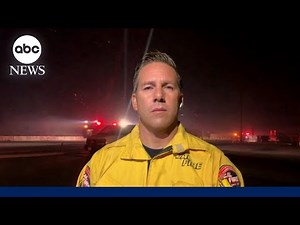 California Fire battalion chief talks fast-moving wildfires across LA