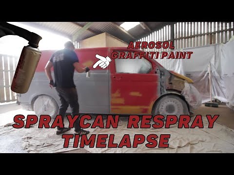 VW T5 'Restoration' Ep.7 Spraycan Respray Paint Transporter Paint Rattle Can Aerosol