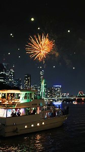8K views · 392 reactions | Entering 2026 with epic views and fireworks on the Brisbane river cruise!  Wishing everyone a fantastic year ahead. | Jerry Albaniel | Facebook