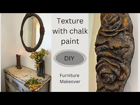 How to paint a mirror frame | Furniture Makeover with Chalk Paint