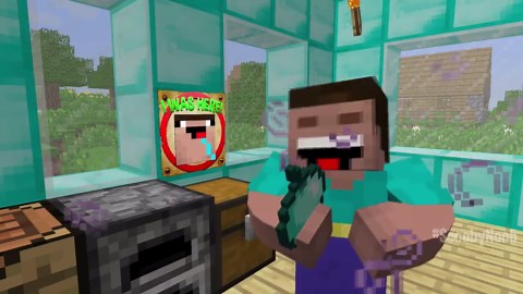 我的世界MC动画：菜鸟用撬锁器打开魔法门