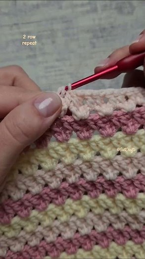 Lace Relief 2 Row Repeat Crochet Pattern |FPDC Stitch |Crochet Blanket #crochettutorial #easycrochet