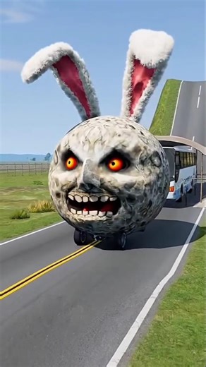 Long Capsule Buses vs Drain Pipe in the game BeamNG.drive