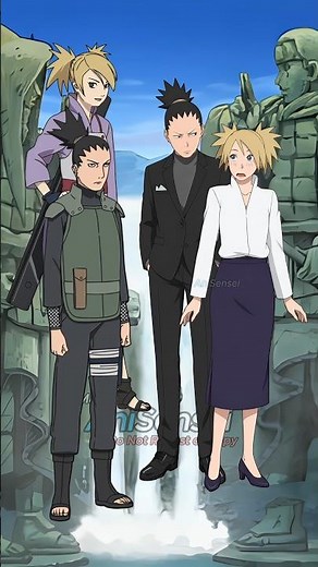 Shikamaru/Temari Cute moments from Kids to Adults!" 🥰 #naruto #narutoshippuden