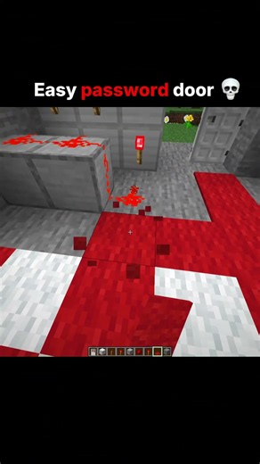 Minecraft easy password door