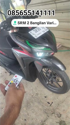 Modifikasi Lampu BILED Set Alis Remote Vario