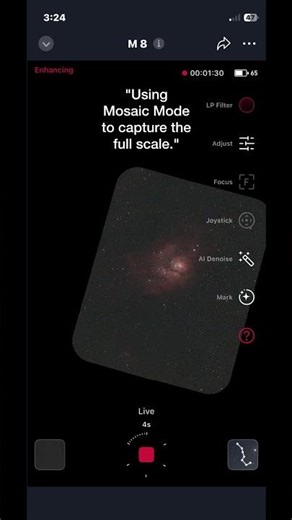 Seestar S30 Mosaic Mode: M8 & M20 Full Process