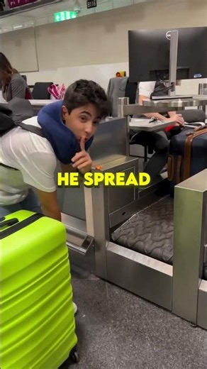 ✈️ He surprised the entire airport with this trick 😳