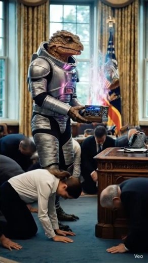 Is this how it’s gonna go when we finally meet the Reptilian Space Creatures. #notaliens #aliens ufo
