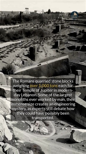 14K views · 134 reactions | The colossal stones of Baalbek are an ancient engineering mystery that puzzles experts to this day. | Earthly Wonders | Facebook