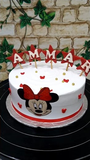 Mikey mouse cake design 😍 DN CAKE WALA #shorts#
