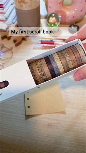My First Scroll Book 🥭📚 | Study Break Idea | Productive Student Life