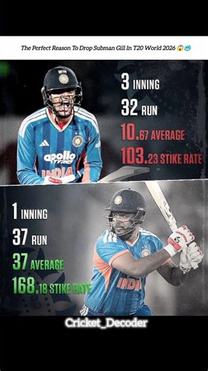 Perfect Reason To Drop Subman Gill 😱🥶