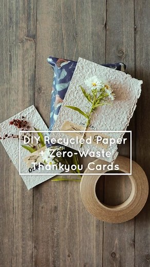 Zero Waste DIY Card Making: Eco-Friendly Recycled Paper Crafts