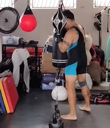 working on my upper cuts...