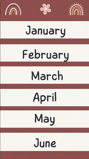 Months Name Song For Kids | Fun Learning #kidssongs #childrensmusic #nurseryrhymes