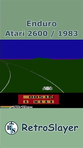 Enduro Gameplay Atari 2600